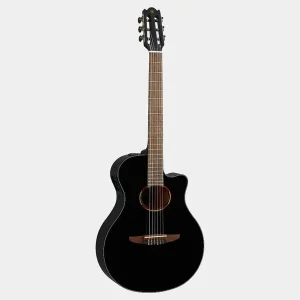 YAMAHA NTX1 BL GUITARE CLASSIQUE ELECTRO PAN COUPE NOIRE Must-Have