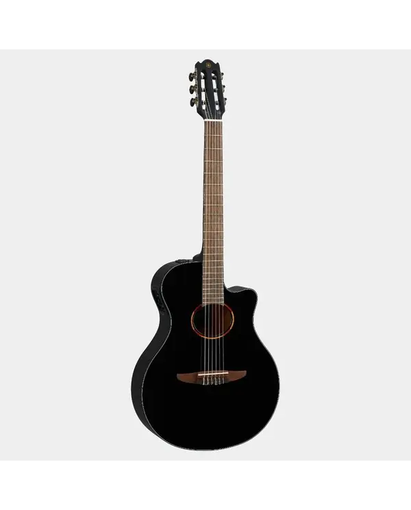 YAMAHA NTX1 BL GUITARE CLASSIQUE ELECTRO PAN COUPE NOIRE Must-Have