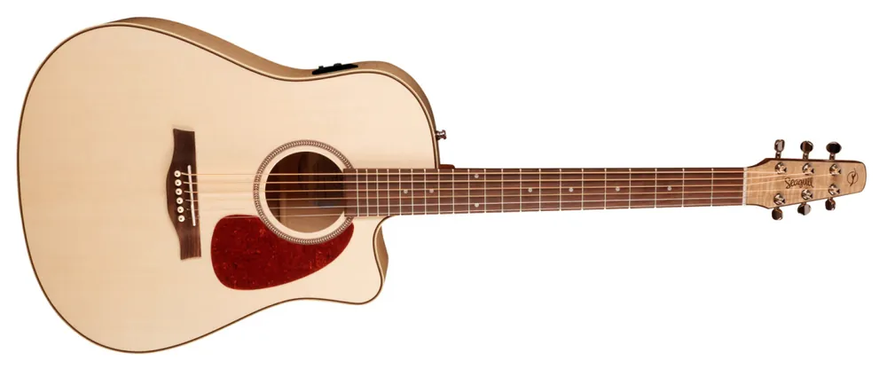 Bon Plan Seagull Guitars Performer CW Flame Maple EQ Spruce/Flame Maple Acoustic/Electric with Gigbag