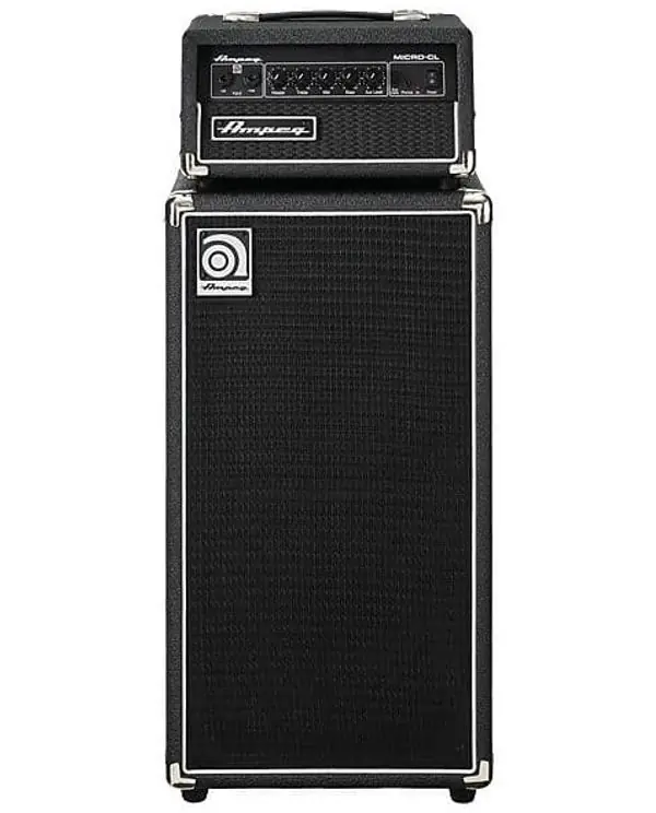 Retour Gratuit AMPEG MICROCLST "MICRO-CL STACK" TETE D‘AMPLI BASSE 100W