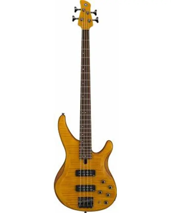 YAMAHA TRBX604FM MAM BASSE ELECTRIQUE 4 CORDES MATTE AMBER Usine Directe