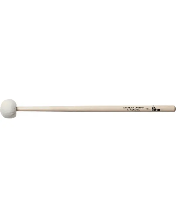 Retour Gratuit VIC FIRTH T1 MAILLOCHE TIMBALE - Longeur 36,83cm/Diamètre 3,81cm