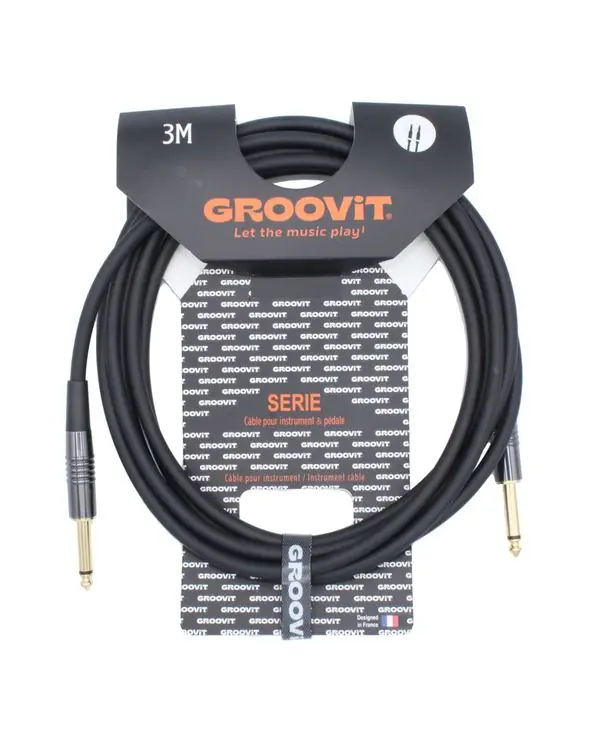 GROOVIT CABLE JACK MONO / JACK MONO NOIR - 3m Offre Limitée