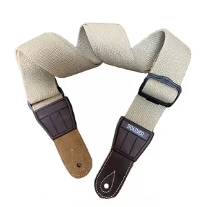 SOLDIER 131401 COURROIE GUITARE COTON TISSÉ BEIGE Expédié Aujourd'hui