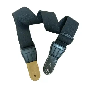 Offre Spéciale SOLDIER 131405 COURROIE GUITARE COTON TISSÉ NOIR