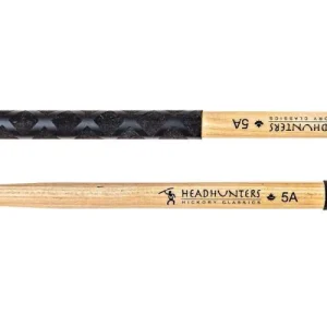 Headhunters Hickory Classic 5A Grip Drum Sticks Soldes