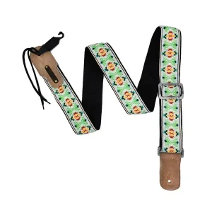 Soldes SOLDIER M33 134N02 COURROIE GUITARE JACQUARD VINTAGE VERT