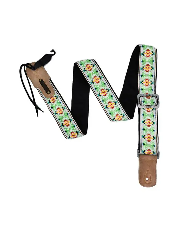 Soldes SOLDIER M33 134N02 COURROIE GUITARE JACQUARD VINTAGE VERT
