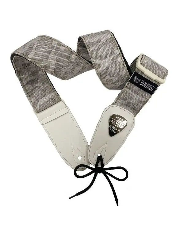 Prix Réduit SOLDIER 1306C02 COURROIE GUITARE TOILE CAMOUFLAGE GRIS