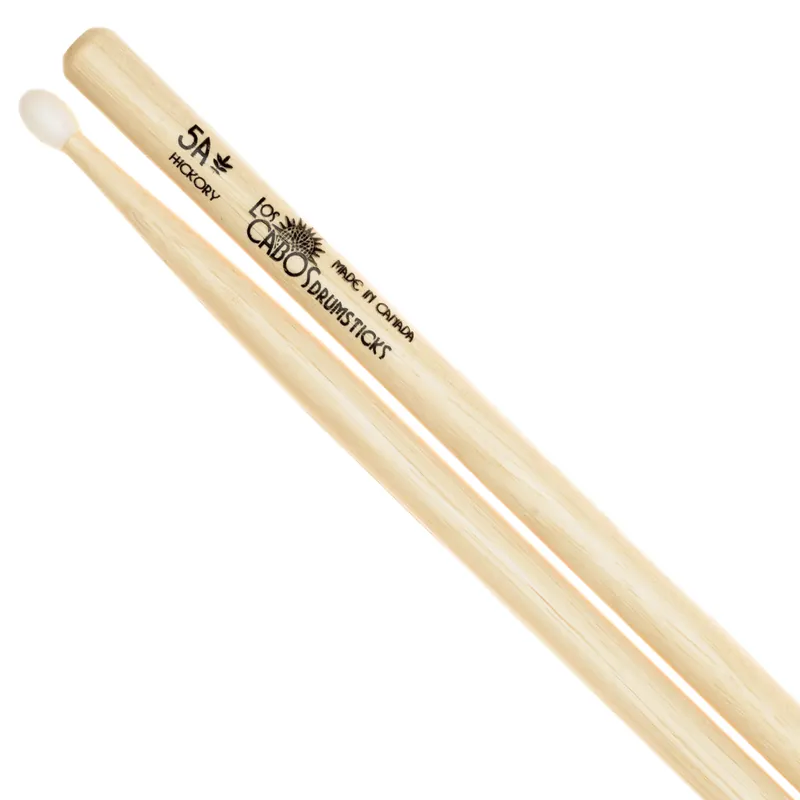 Prix Bas Los Cabos Drumsticks Nylon-Tipped Hickory 5A Drumstick Made in Canada