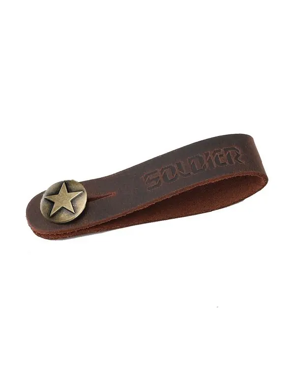 SOLDIER BS-01 RETROBRW ATTACHE COURROIE GUITARE CUIR MARRON RETRO Bon Plan