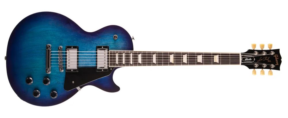 Seulement Aujourd'hui Gibson Les Paul Studio Electric Guitar with Softshell Case - Blueberry Burst