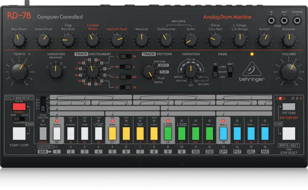 Behringer RD-78 Classic Analog Drum Machine Prix Réduit