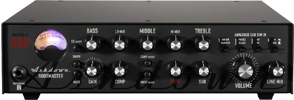 Prix Bas Ashdown RM-500-EVO-III Tête d‘ampli basse ROOTMASTER EVO III 500w