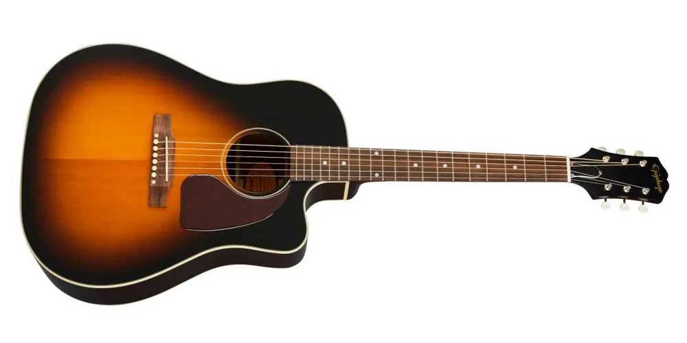 Bon Plan Epiphone Inspired by Gibson Masterbilt J-45 EC Cutaway - Vintageburst