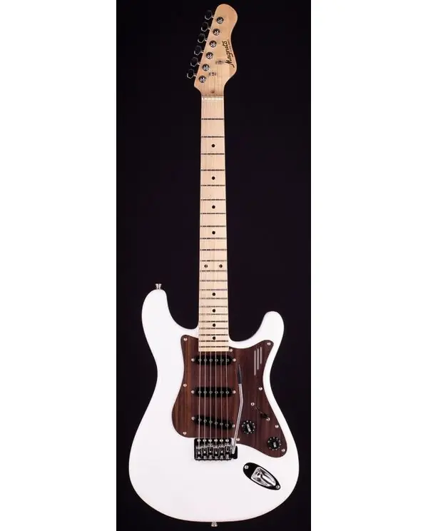 Retour Gratuit MAGNETO U-ONE STANDARD US-1200MC/MKPW GUITARE ELECTRIQUE MET. WHITE