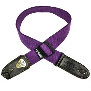 SOLDIER 130302 COURROIE GUITARE COTON TISSÉ MAUVE Super Prix