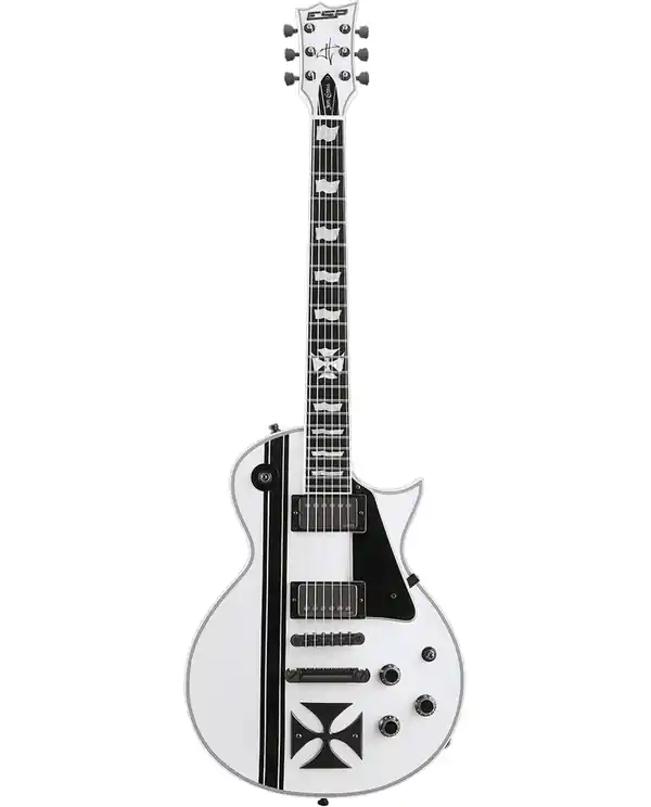 Super Prix ESP IRONCROSS-W "SIGNATURE JAMES HETFIELD" GUITARE ELECTRIQUE BLANCHE