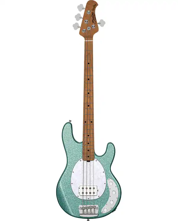 Quantité Limitée STERLING RAY34-SSK-M2 "STINGRAY" BASSE ELECTRIQUE SEAFOAM SPARKLE
