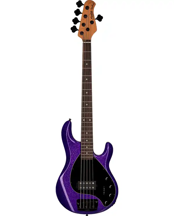 STERLING RAY35-PSK-R2 "STINGRAY" BASSE ELECTRIQUE 5 CORDES PURPLE Expédition Rapide