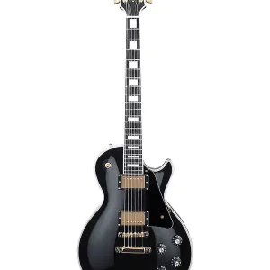 Top Vente EDWARDS E-LP130CDP-BK GUITARE ELECTRIQUE BLACK avec housse