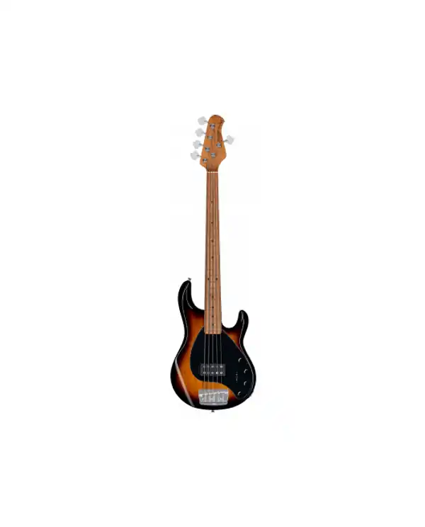 Haute Qualité STERLING RAY35-VSB-M2 "STINGRAY" BASSE ELECTRIQUE 5 CORDES SUNBURST