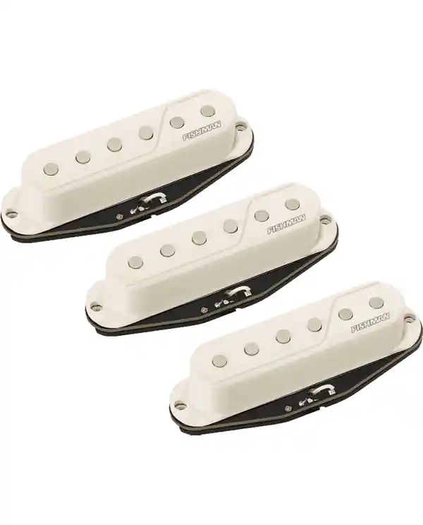FISHMAN PRF-STR-WH3 "SIMPLE BOBINAGE" SET MICROS BLANCS Livraison Express