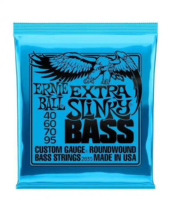 Livraison Express ERNIE BALL 2835 EXTRA SLINKY JEU BASSE ELECTRIQUE 40-95