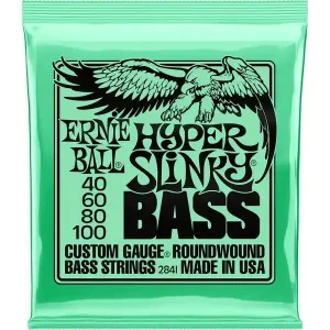Achetez Aujourd'hui ERNIE BALL 2841 HYPER SLINKY JEU BASSE ELECTRIQUE 40-100