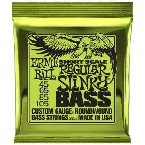 ERNIE BALL 2852 REGULAR SLINKY SHORT SCALE JEU BASSE ELEC 45-105 Offre Limitée