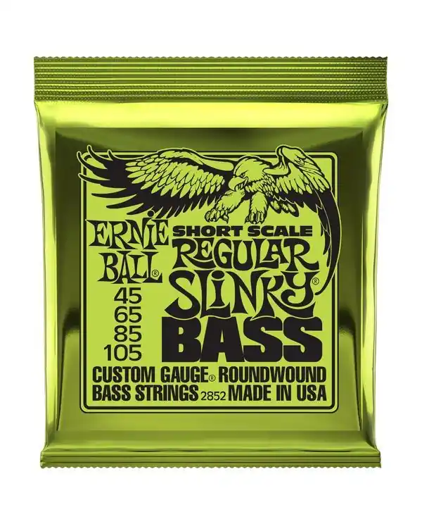 ERNIE BALL 2852 REGULAR SLINKY SHORT SCALE JEU BASSE ELEC 45-105 Offre Limitée