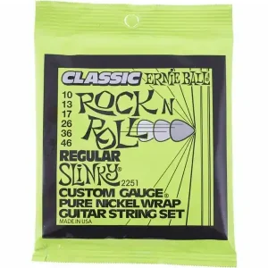 Paiement Sécurisé ERNIE BALL 2251 SLINKY CLASSIC PURE NICKEL JEU ELECTRIQUE 10-46