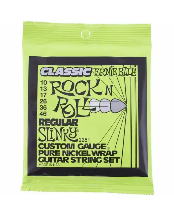 Paiement Sécurisé ERNIE BALL 2251 SLINKY CLASSIC PURE NICKEL JEU ELECTRIQUE 10-46