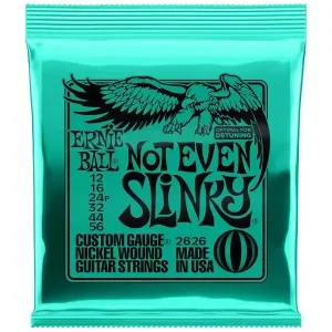 Satisfait Ou Remboursé ERNIE BALL 2626 NOT EVEN SLINKY JEU GUITARE ELECTRIQUE 12-56