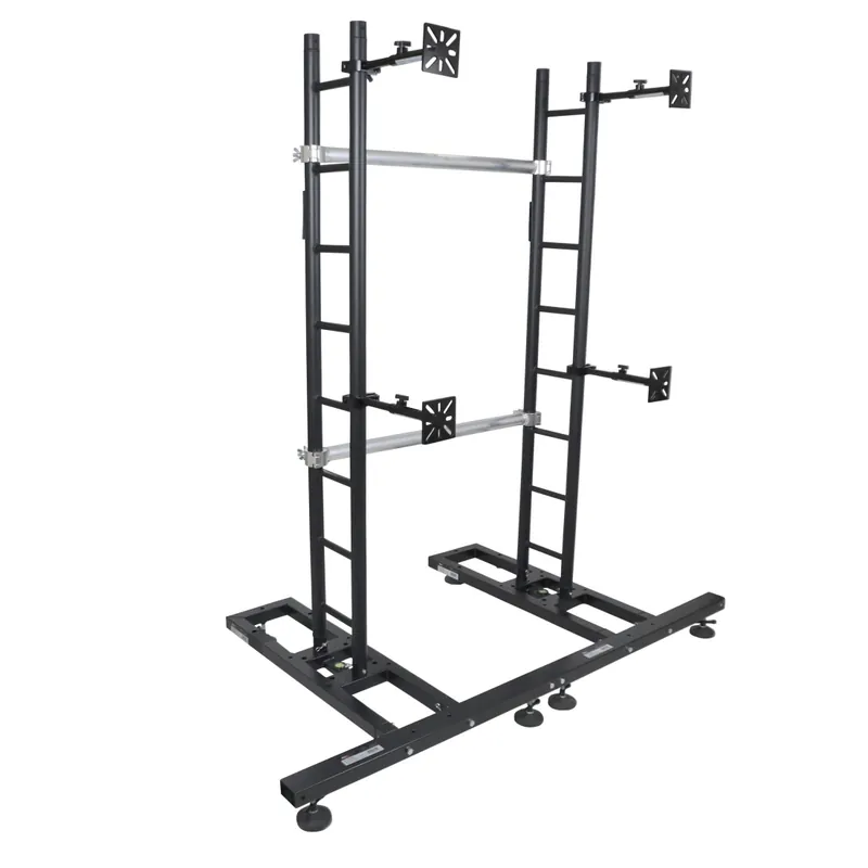 ProX 10-13‘‘ LED Wall Mounting Plate to Extension 2‘‘ Pole Truss Clamp - Black Nouveauté