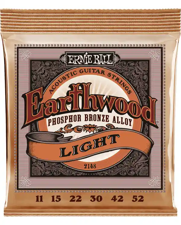 ERNIE BALL 2148 EARTHWOOD PHOSPHORE BRONZE LIGHT JEU FOLK 11-52 Offre Limitée