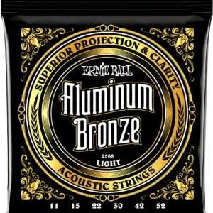 ERNIE BALL 2568 ALUMINIUM BRONZE LIGHT JEU FOLK 11-52 Offre Du Jour