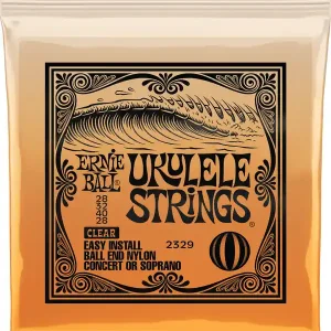 ERNIE BALL 2329 JEU UKULELE CONCERT/SOPRANO NYLON ï¿½ BOULE 28-40 Retour Gratuit