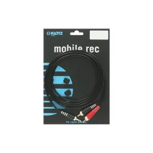 Commande En Gros KLOTZ AY7-0300 CABLE MINI JACK TRS/2 RCA CONTACT OR 3m