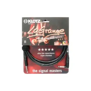 Commander Maintenant KLOTZ LAGPR0600 "LAGRANGE" CABLE JACK MONO/JACK MONO 90° 6m