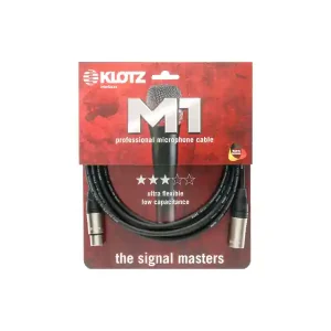 KLOTZ M1K1FM0100 CABLE XLR MALE/XLR FEMELLE 1m Prix Bas