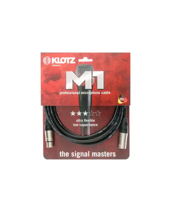 KLOTZ M1K1FM0100 CABLE XLR MALE/XLR FEMELLE 1m Prix Bas