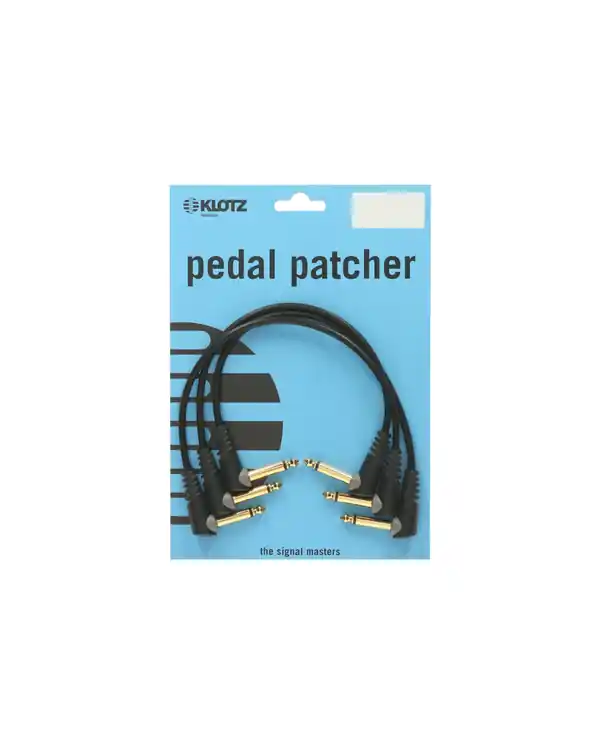 KLOTZ PP-AJ0030 CABLE DE PATCH JACK 90° /JACK 90° 30cm Promotion Saisonnière