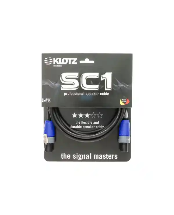 KLOTZ SC1-05SW CABLE HAUT-PARLEUR SPEAKON 5m Affaire À Saisir
