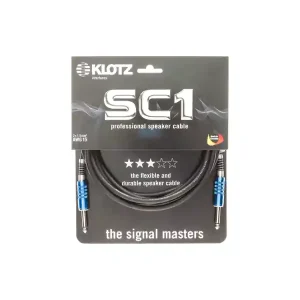 KLOTZ SC1PP01SW CABLE HAUT-PARLEUR 1m Remise