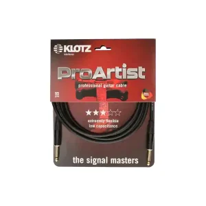 Marque KLOTZ PROK030PP "PRO ARTIST" CABLE JACK MONO/JACK 3m