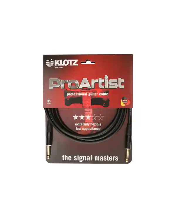 KLOTZ PROK060PP "PRO ARTIST" CABLE JACK MONO/JACK 6m Offre Limitée