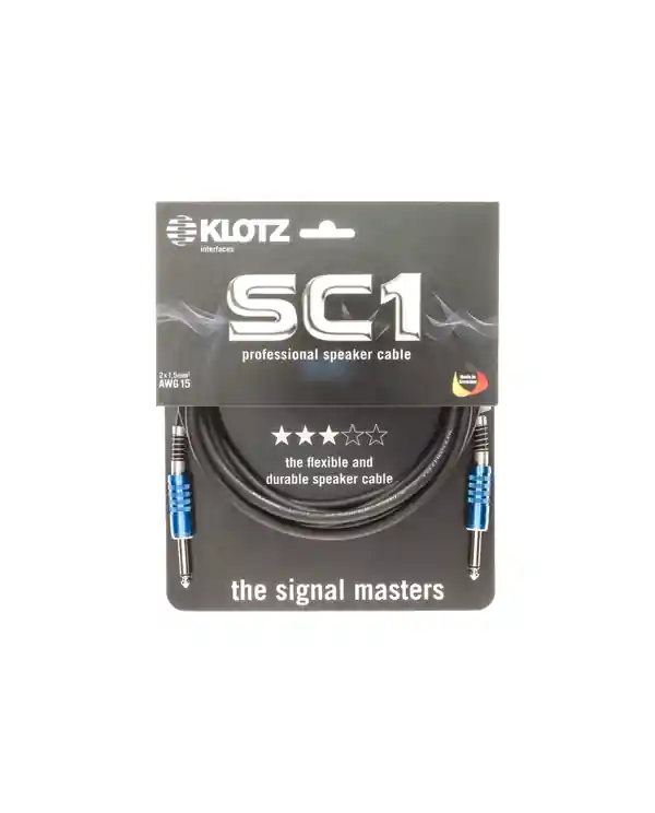 KLOTZ SC1PP02SW CABLE HAUT-PARLEUR 2m Commander Maintenant