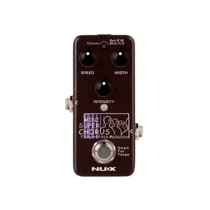 Must-Have NUX MINI-SCF-CHORUS PEDALE D‘EFFET CHORUS/FLANGER