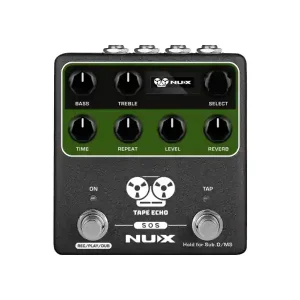 Bon Plan NUX TAPE-ECHO PEDALE D‘EFFET TAPE ECHO+REVERB